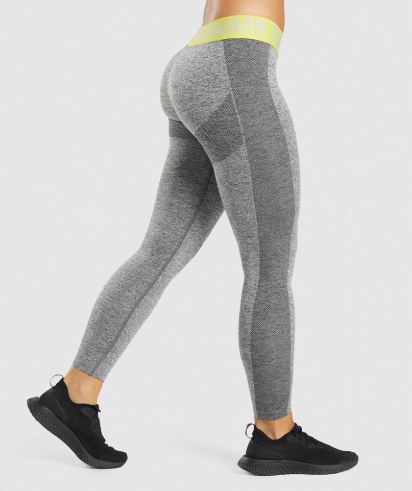 Women's Gymshark Flex Low Rise Leggings Grey | NZ 0OBUDW